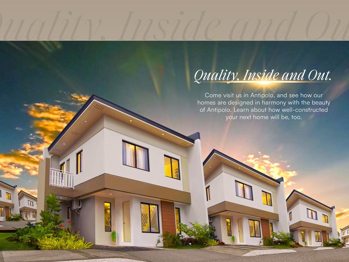 3-bedroom Single Attached House For Sale in Antipolo Rizal