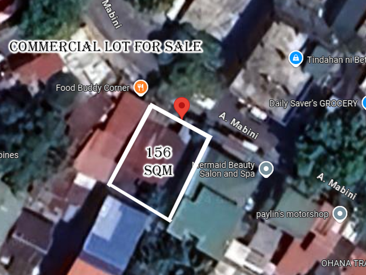 COMMERCIAL LOT FOR SALE IN NOVALICHES QUEZON CITY - 156 SQM