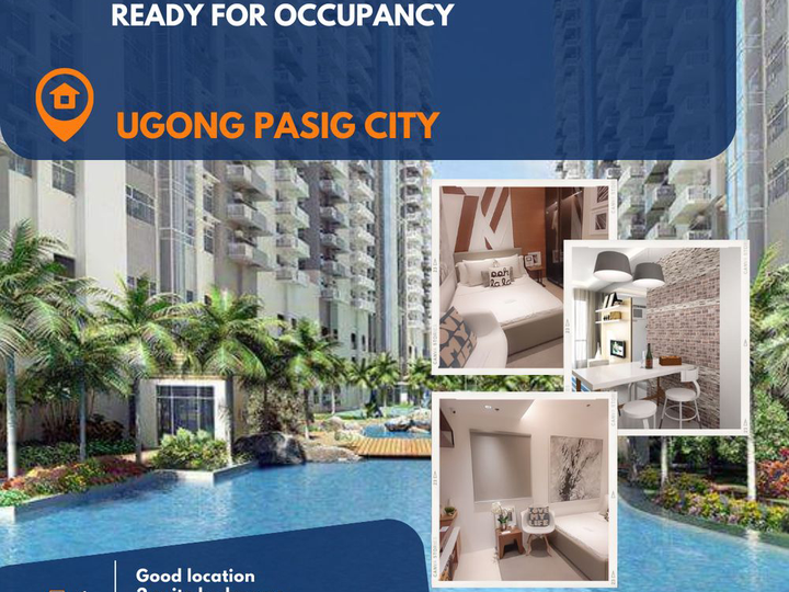 1 bedroom Ready For Occupancy 5% Dp BGC Ortigas CCF Eastwood Cubao