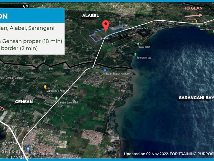 120 sqm Residential Lot For Sale in Alabel Sarangani within Hiway!