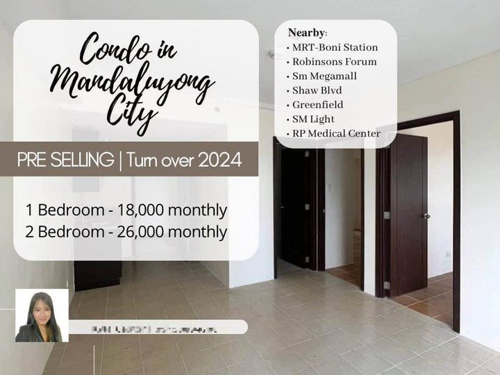 Rent-to-Own 2-Bedroom Condo in Pioneer Woodlands, Mandaluyong City