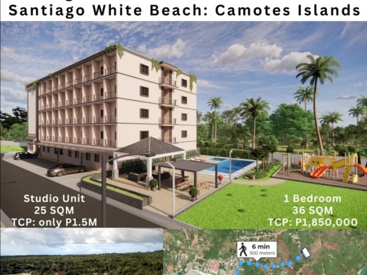 Studio Condo Near the Beach in Camotes For Sale for only 7k+ monthly