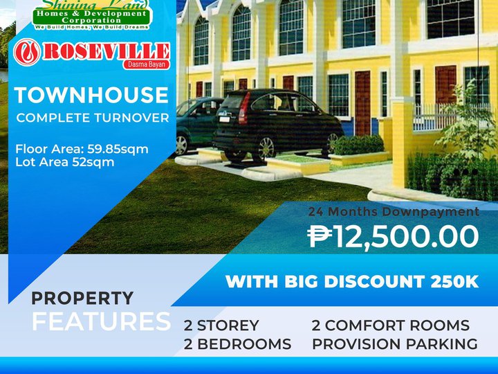 2-bedroom Townhouse For Sale in Dasmariñas Cavite