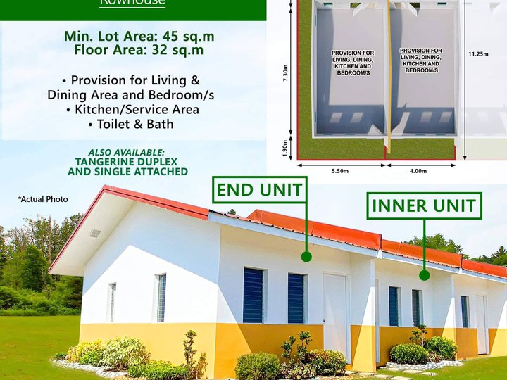 1-bedroom Townhouse For Sale in San Jose Batangas pre selling