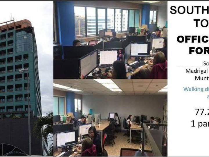 77.26 sqm Office Space For Sale in Alabang Muntinlupa