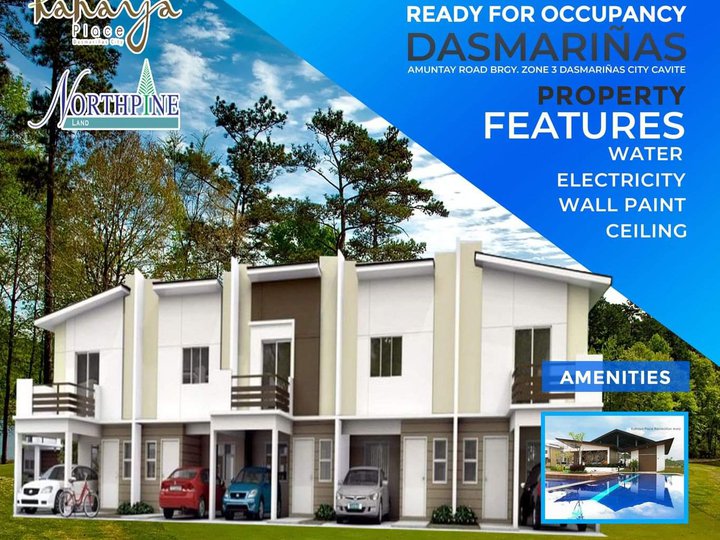 2-bedroom Townhouse For Sale in Dasmariñas Cavite clean title