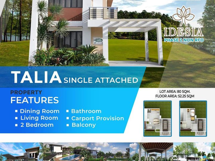 2-bedroom Single Attached House For Sale in Dasmariñas Cavite pre sell