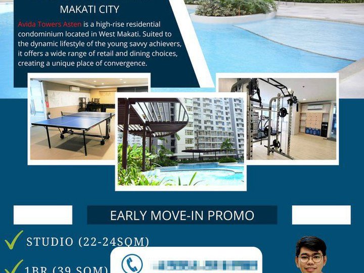 Studio Unit for Sale in Makati near Makati Med