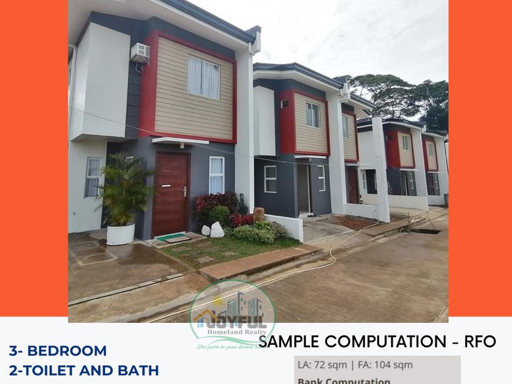 RFO & pre selling Single attached house in San Jose Del Monte Bulacan