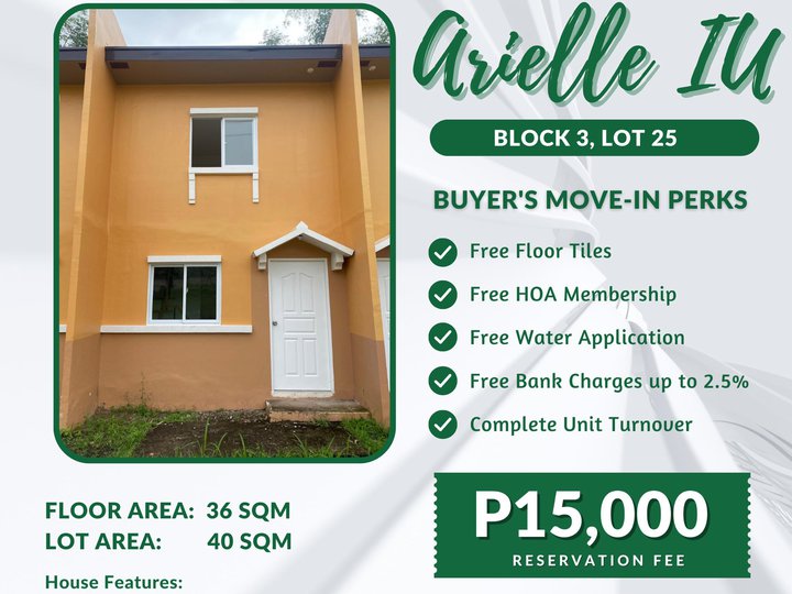 2-bedroom Townhouse For Sale in Dumaguete Negros Oriental