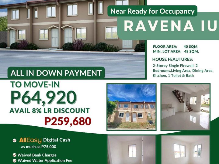 2-bedrooms Ready for Occupancy Unit in Puerto Princesa City, Palawan
