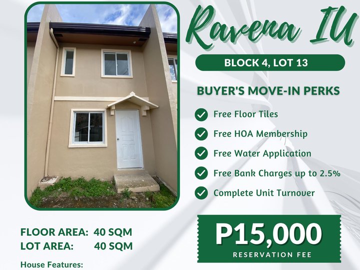 2-bedroom Townhouse For Sale in Dumaguete Negros Oriental