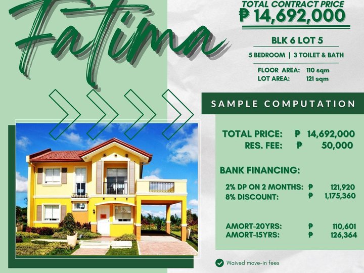 5-bedroom Single Attached House For Sale in Bacoor Cavite