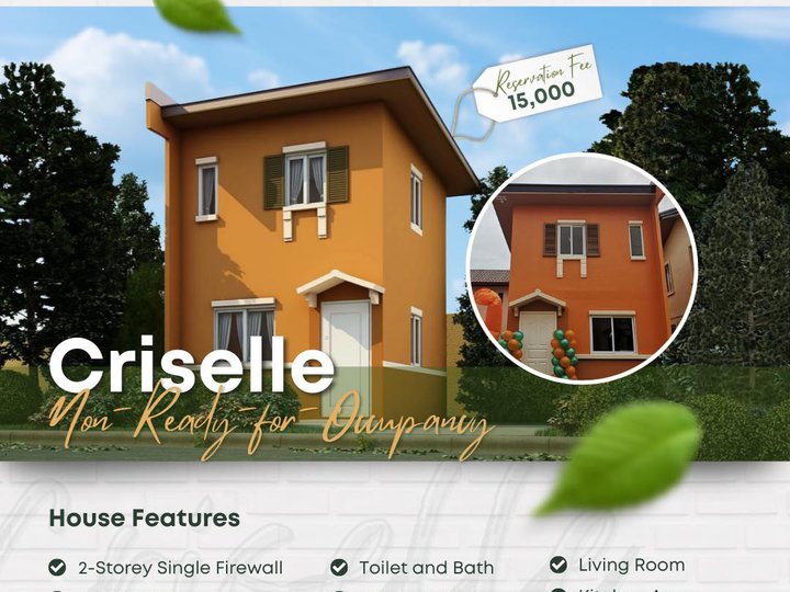 2-bedroom Single Attached House For Sale in Capas Capas | Criselle