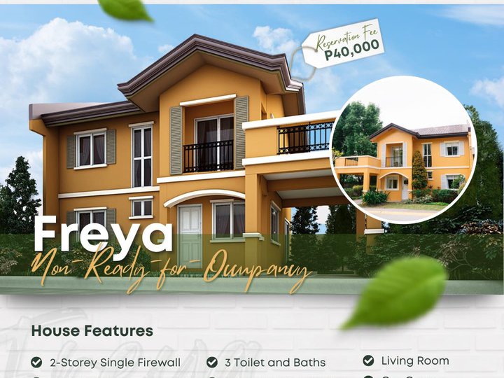 5-bedroom Single Attached House For Sale in Capas Tarlac | Freya