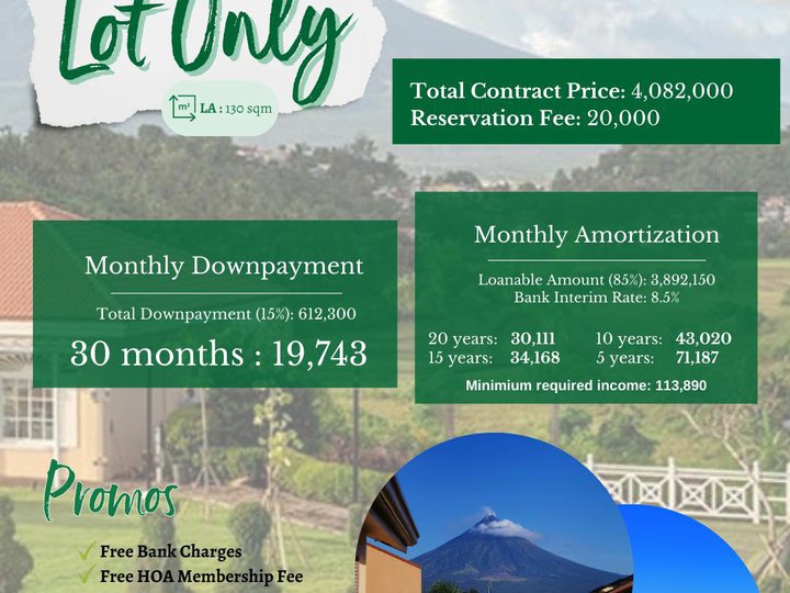 130 sqm Residential Lot For Sale in Legazpi Albay [Lot 🚜] (June 2023