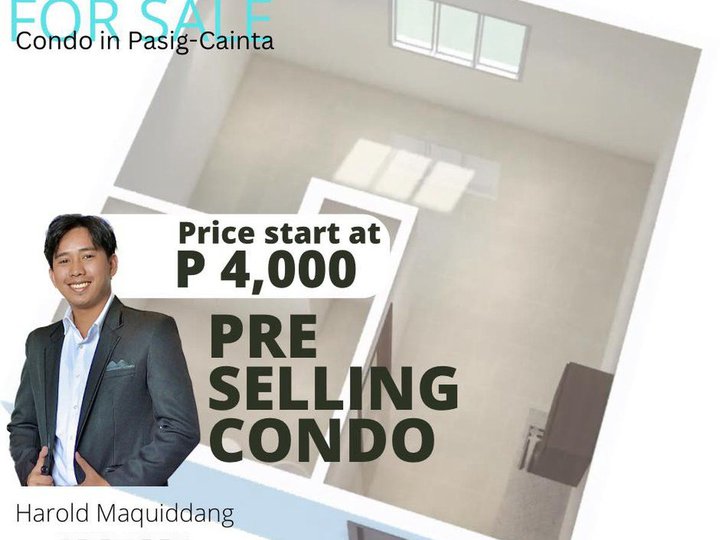 Condo in Pasig 22 sqm Studio Type Pre-Selling for only PHP 4,000 month
