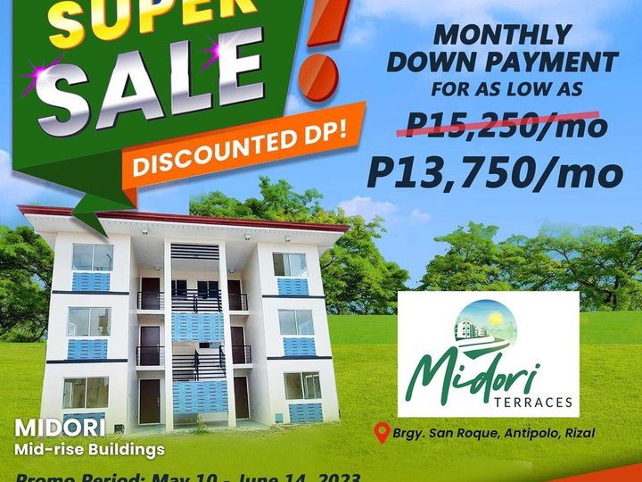 50.00 sqm 2-bedroom Condo For Sale in Antipolo Rizal