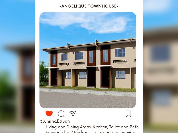 2-bedroom Townhouse for Sale in Bauan Batangas