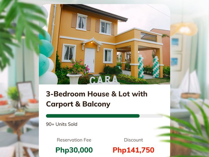 3-Bedroom House and Lot For Sale in Capas, Tarlac