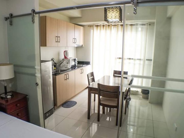 Upgraded fully furnished studio condo unit for long term lease.