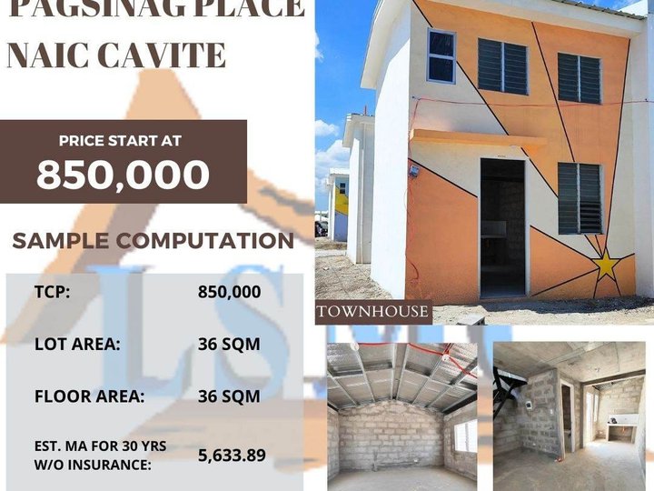 Low Cost housing in Naic, Cavite no downpayment only 10k cash out