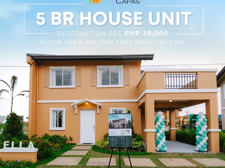 5-Bedroom Single Attached House and Lot For Sale in Capas, Tarlac