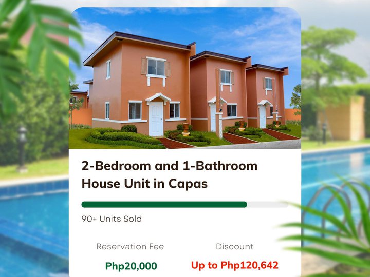 2-bedroom Townhouse House For Sale in Capas Tarlac
