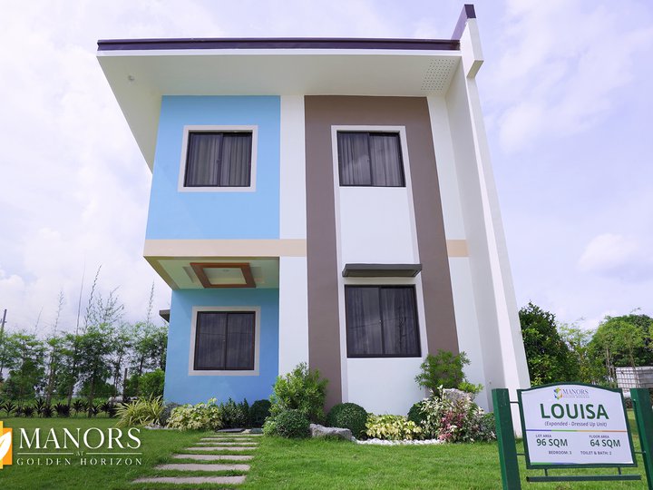 Louisa by Golden Horizon offers 3-bedroom Single Attached House For Sale thru Pag-IBIG in Trece