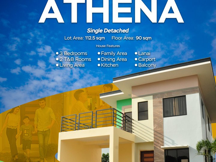 Pre-selling Athena Single Detached @ Trece Martires, Cavite