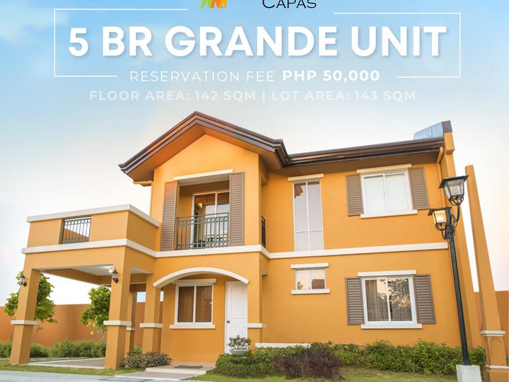 5-bedroom Grande Housea and Lot For Sale in Capas Tarlac