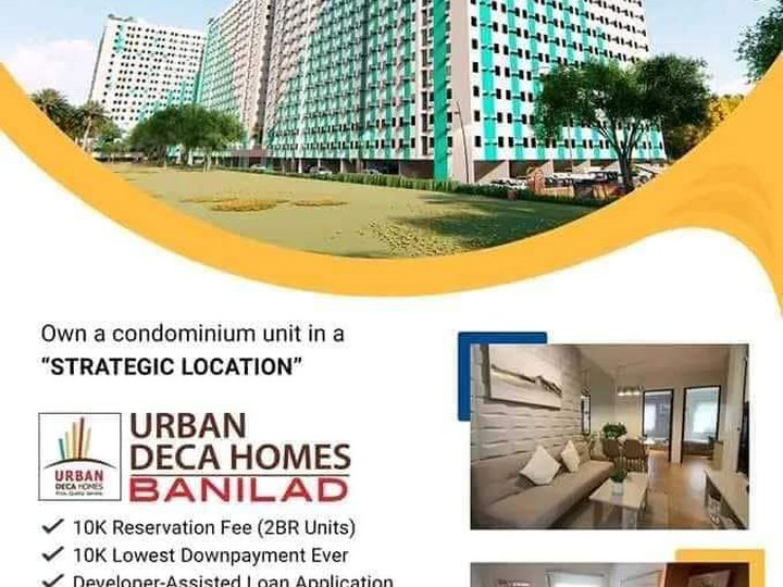 Min of 35.60 sqm 2 to 3 bedrooms Condo For Sale in Deca Homes Banilad