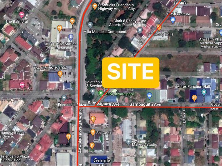 437 sqm Residential Lot For Sale in Angeles Pampanga