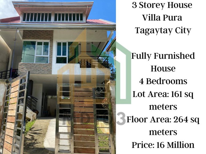 4-bedroom Single Detached House For Sale in Tagaytay City