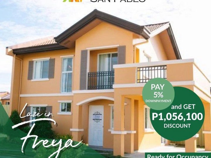 5-bedroom Freya Single Attached House For Sale in San Pablo Laguna