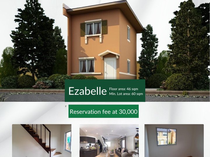 2-bedroom Ezabelle Single Attached House For Sale in Calamba Laguna