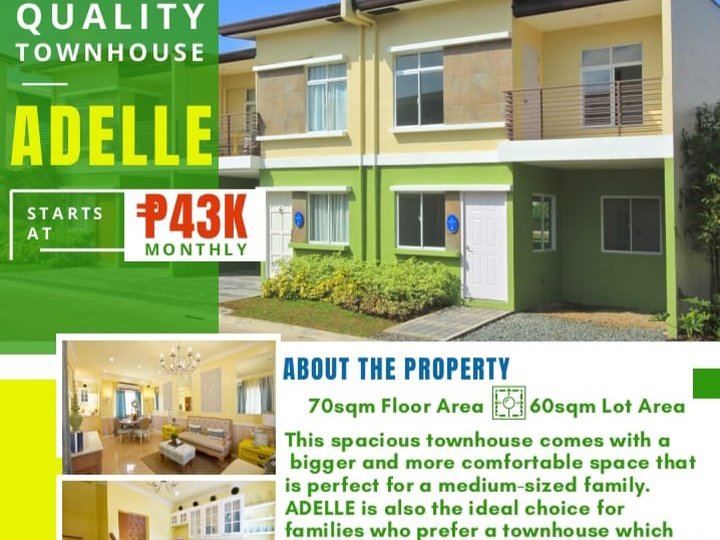 2-STOREY TOWNHOUSE 4-Bedroom For Sale in Imus Cavite