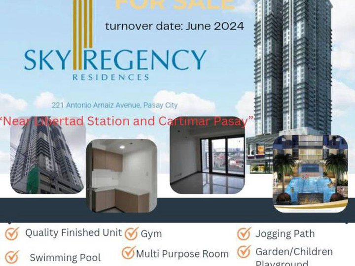 Skyregency Residences at Pasay City 2BR Unit Facing Manila Bay or Mkti