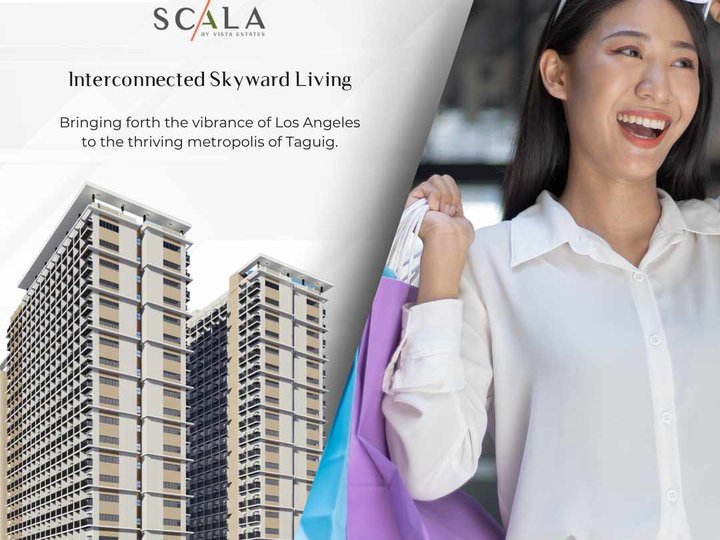 Pre-selling Studio with Balcony in Taguig City THE COURTYARD AT SCALA