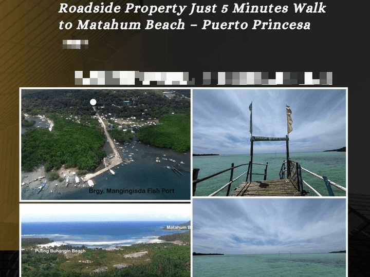LAST LOT AVAILABLE! Roadside Property Just 5 Minutes Walk to Matahum Beach, Puerto Princesa