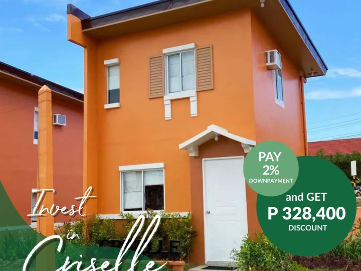 2-bedroom Criselle  Single Attached House For Sale in Calamba Laguna