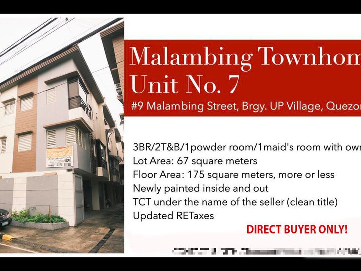 4-bedroom Townhouse For Sale