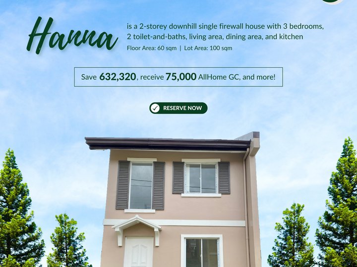 3-bedroom RFO Single Attached House For Sale in Silang Cavite