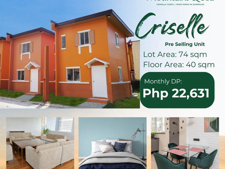 Criselle 2 Bedroom House and Lot For Sale in Subic Zambales