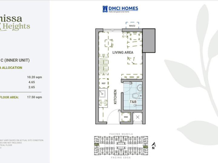 Studio Type Condominium For Sale in Pasay- ANISSA HEIGHTS DMCI