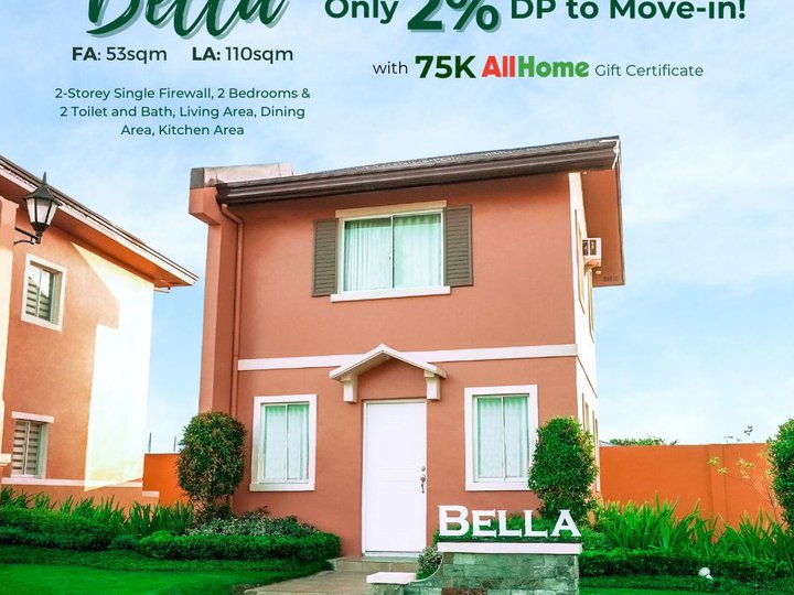 2-bedroom RFO Single Attached House For Sale