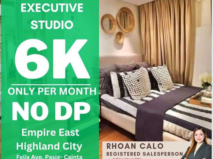 6K Mo. AFFORDABLE Studio 1br 2br Pre Selling Rent To Own Condo Pasig