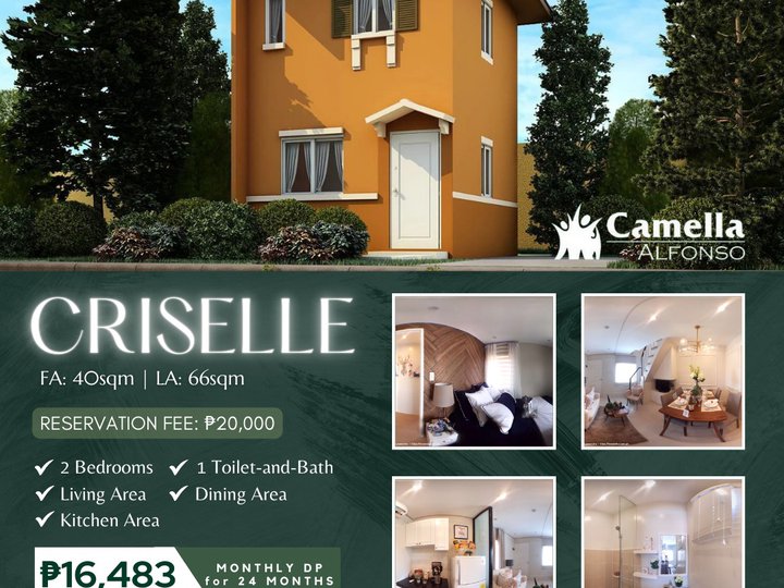Affordable House and Lot in Camella Alfonso