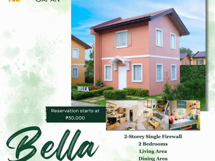 For Sale House and Lot in Camella Homes Gapan City