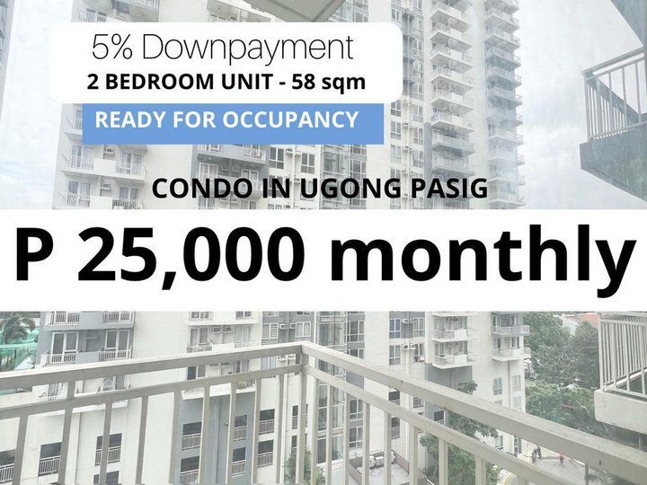 Condo Turnover 2024 in Pasig near Ortigas 2 Bedroom with balcony